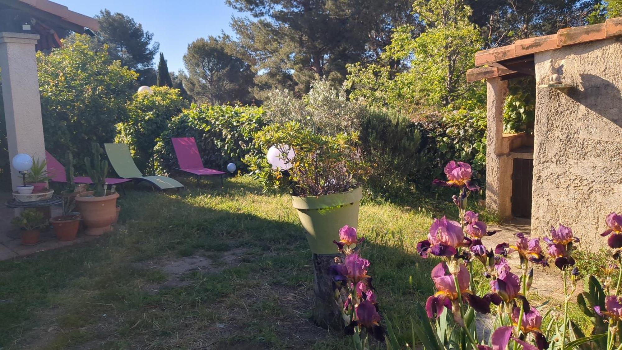 Maisonnette Kalis Calme Avec Climatisation Parking Jardin Cadre Campagne Plages A Pieds Bandol Buitenkant foto